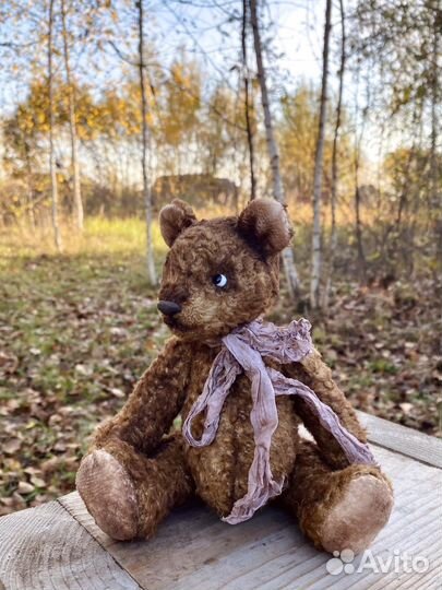 Мишка-тедди ручной работы