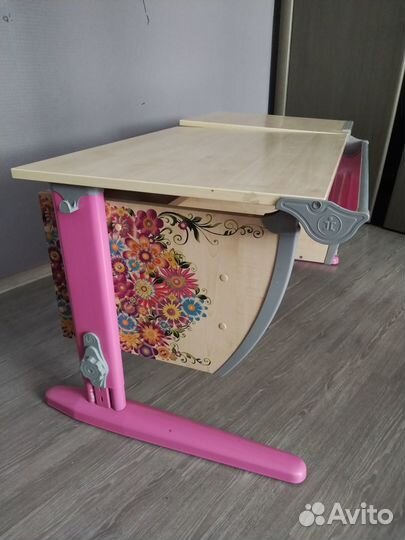 Растущая парта-стол для школьника и стул Дэми