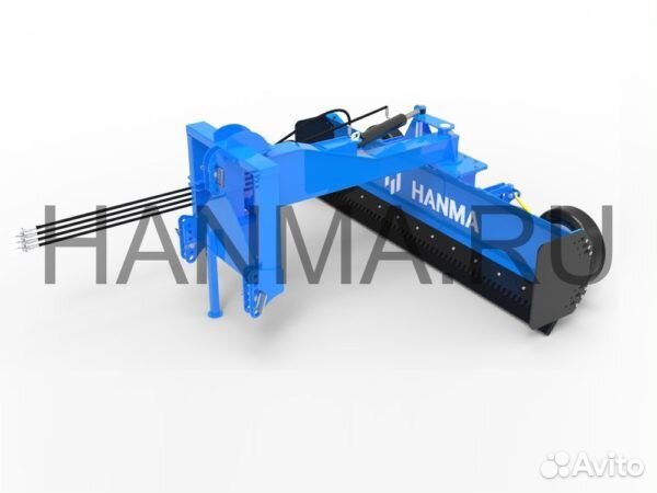 Грейдерный отвал с гидравлическим разворотом на мт