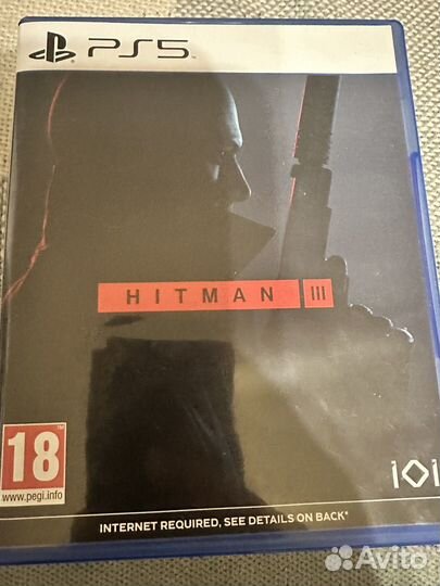 Диск на ps5 Hitman 3, World of assassination