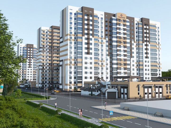 1-к. квартира, 42,3 м², 3/16 эт.