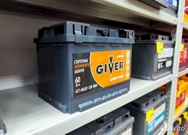 Аккумулятор giver hybrid 60 Ач