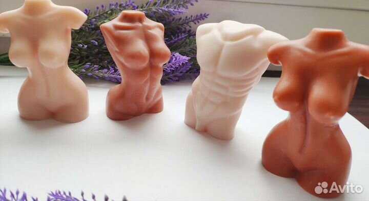 Мыло. Женская и мужская фигура