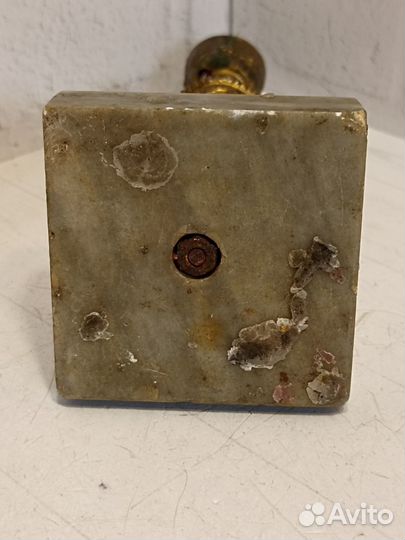 Подсвечник бронзовый на камне