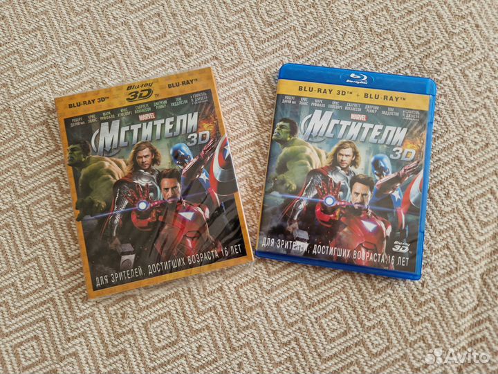Blu-ray диски Мстители 3D