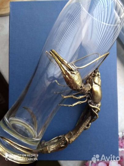 Бокал пивной Рак