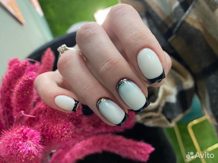 Маникюр с покрытием гель лак