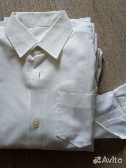 Школьная рубашка белая для мальчика