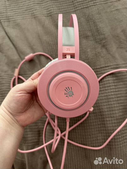 Наушники A4Tech Bloody G521 Pink