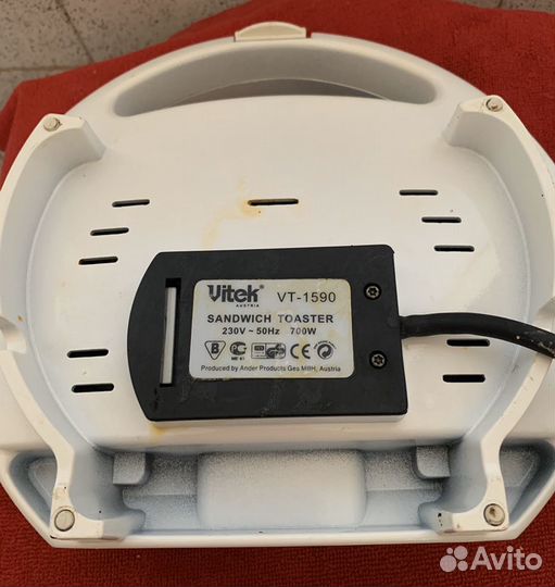 Сэндвич, тостер vitek VT 1590