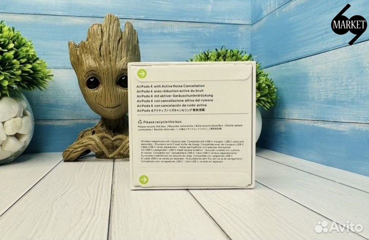AirPods 4 с шумоподавлением