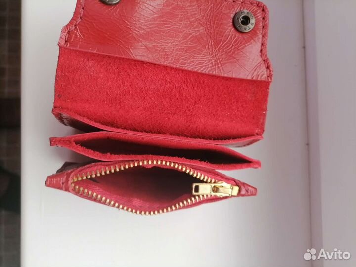 Мини кошелек кожа ручная работа