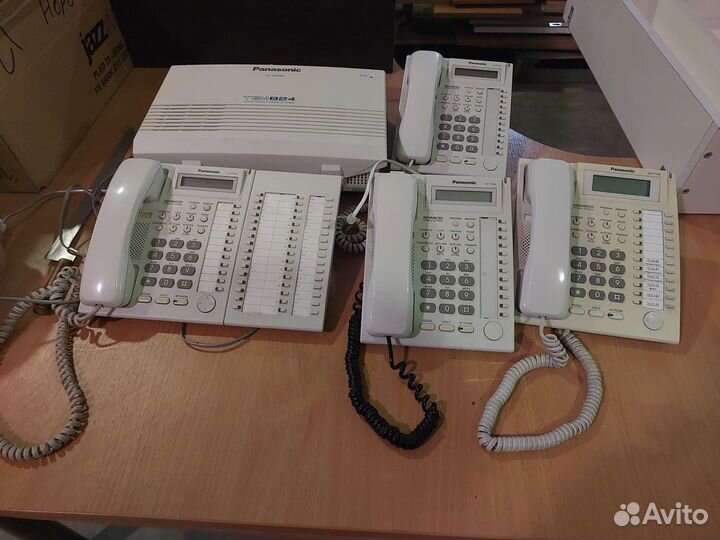 Мини-атс Panasonic KX-TEM824 RU, системный телефон