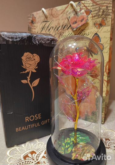 Роза в колбе