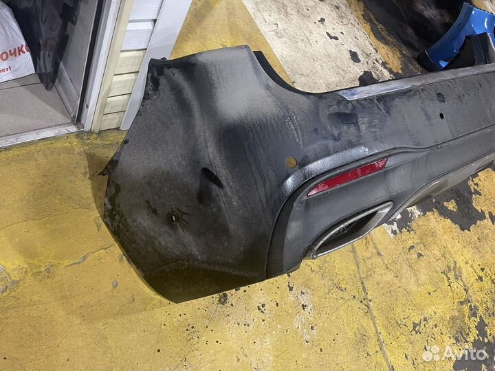 Задний бампер GLS 166 глс 166 амг AMG пакет