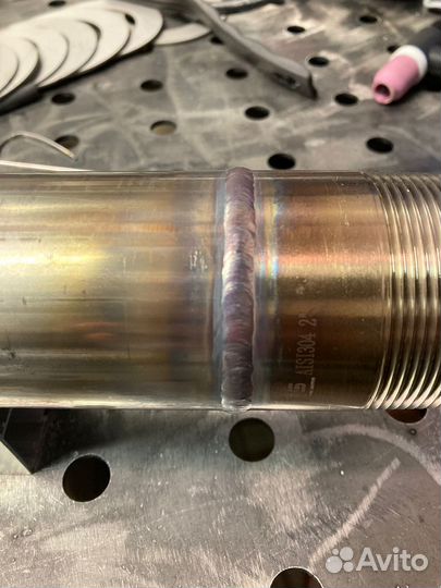 Сварка аргоном. Полировка в зеркало