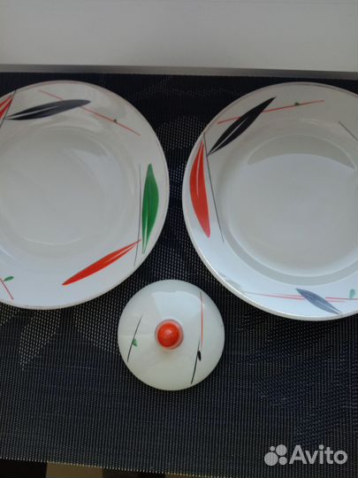 Тарелки и крышка Барановка