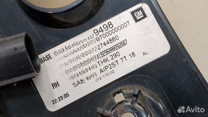 Фонарь (задний) правый GMC Terrain 2017