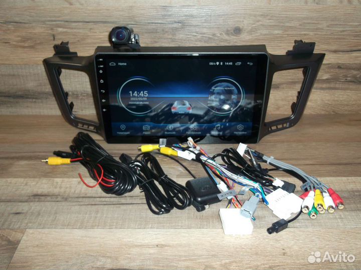 Магнитола Toyota RAV4 Android с камерой