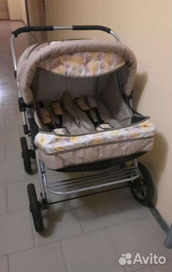 Коляска для двойни трансформер Santa Cruz