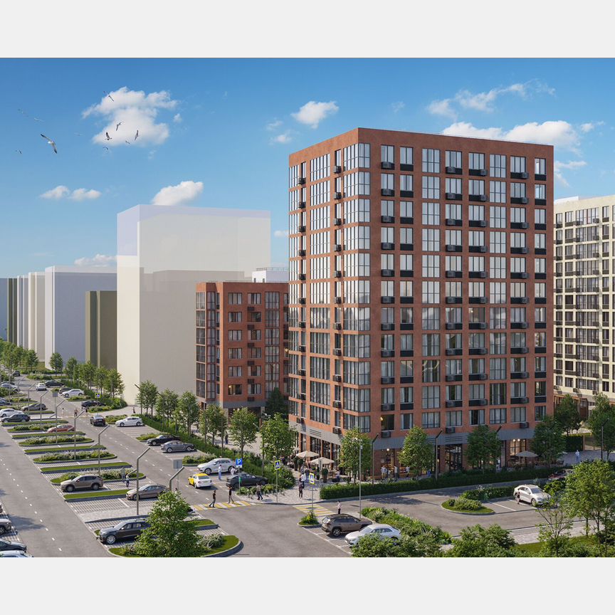 2-к. квартира, 49,8 м², 12/12 эт.
