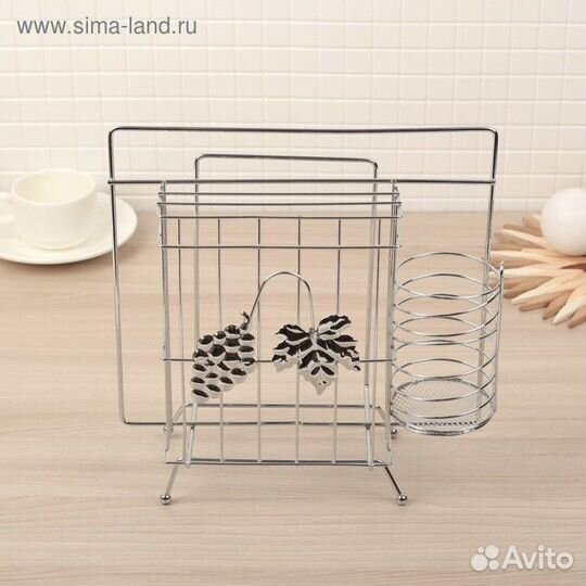 Подставка для ножей, разделочных досок и столовых