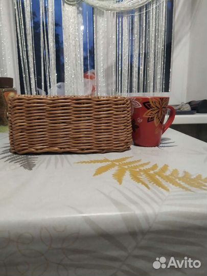 Коробка плетеная