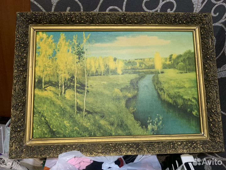 Картина левитан золотая осень