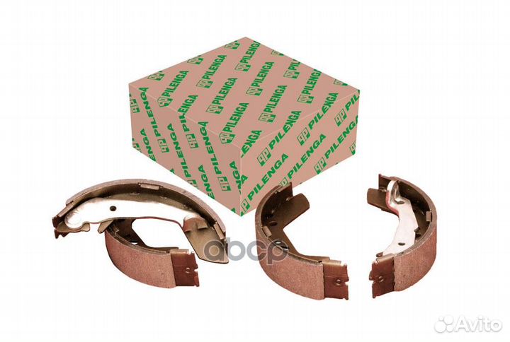 Колодки тормозные барабанные зад, прав, лев
