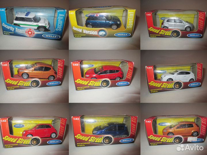 Модели авто (винтаж) welly с 90-х годов