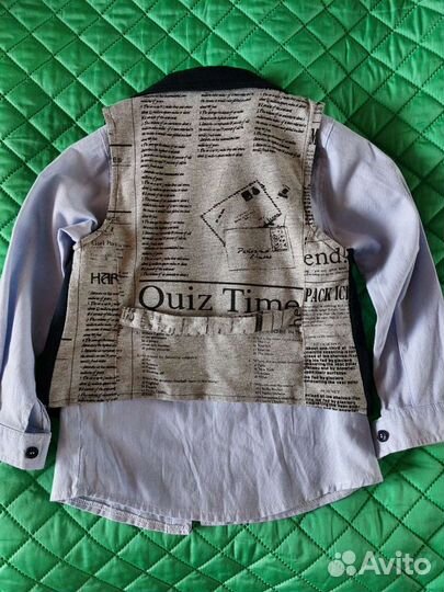 Рубашка с жилетом