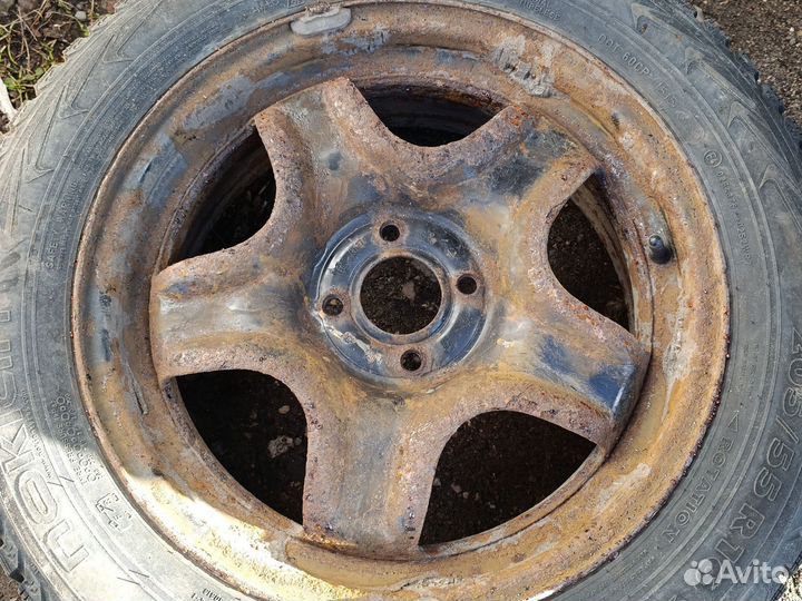 Зимние шипованные колеса в сборе R16