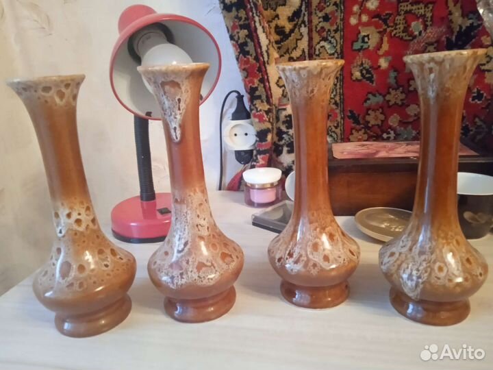 Вазы керамика ссср,стекло,фарфор