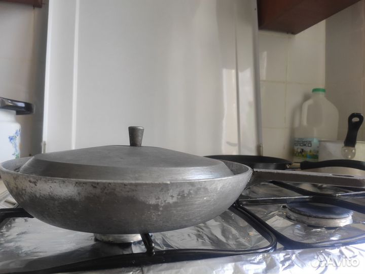 Сковорода чугунноалюмин. бу СССР