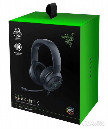 Наушники Razer Kraken v3 X (игровые)