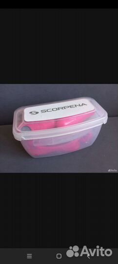 Маска для плавания с трубой scorpena