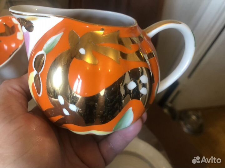 Сервиз чайный дулево «золотой олень»