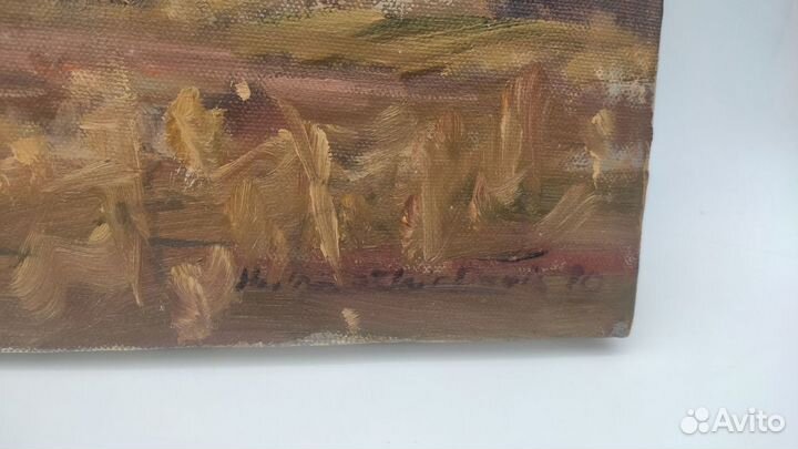 Картина Винтажная Охота на лис холста масло сер. X