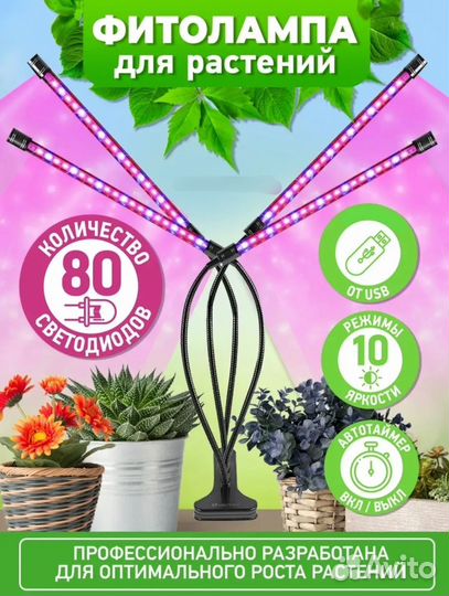 Фитолампа для растений