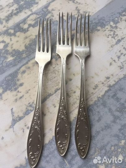 Совтские столовые приборыМельхиоровые ложки,вилки