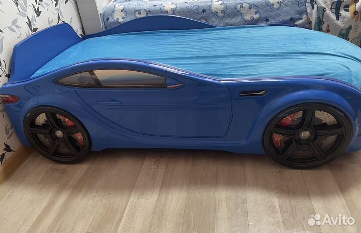 Кровать детская Romack Baby голубая