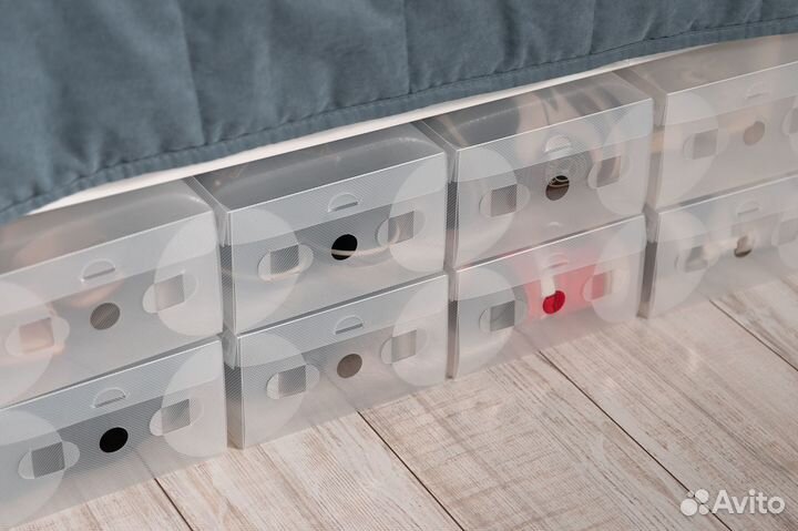 Прозрачные коробки для хранения вещей пластиковые