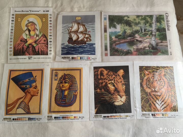 Канва с рисунком для вышивания