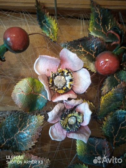 Картина.Работа из кожи