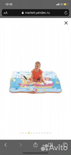 Развивающий коврик tiny love зоосад