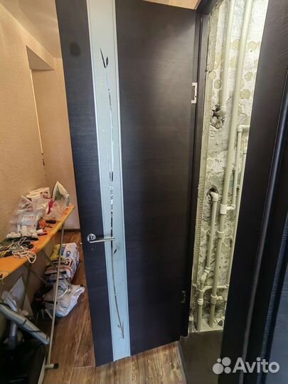 Межкомнатные двери бу 60 см с коробкой