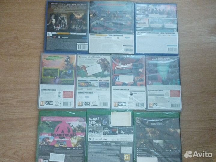 Диски PS5, Xbox one, Switch, PSP