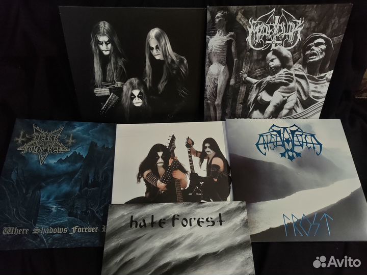 Immortal, Marduk, Dark Funeral, Enslaved, винил CD