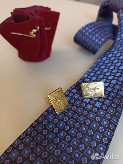 Мужская рубашка, галстук, запонки