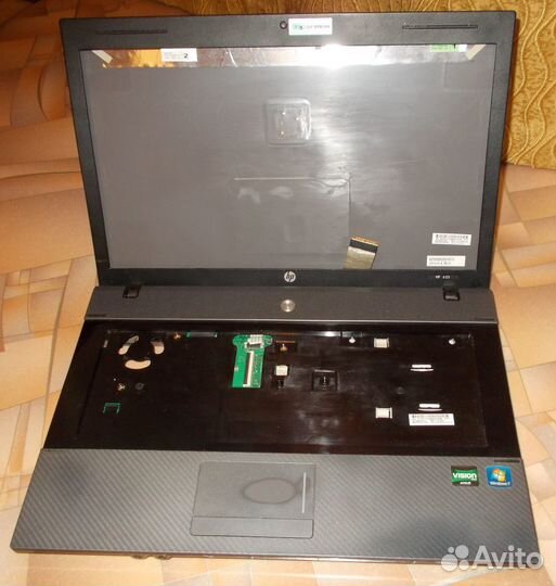 Ноутбук HP 625 (корпус, материнка + мелочи)